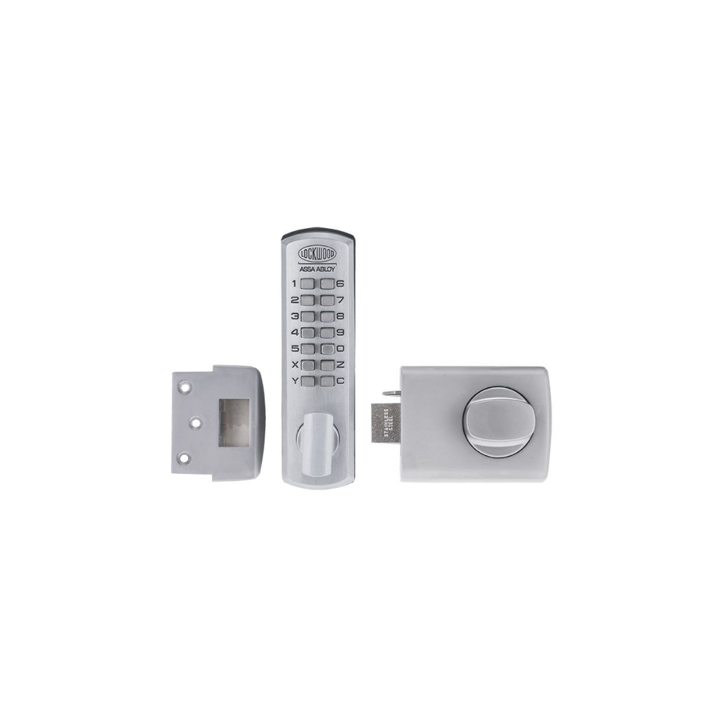 Lockwood 002-1KDXSC DX Digital Keypad With 002 Deadlatch with Knob TP
