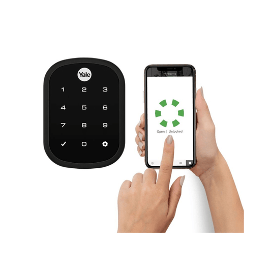 ASSA ABLOY YRD256HKMBK Yale Assure SL Matt Black with Yale Home Apple HK