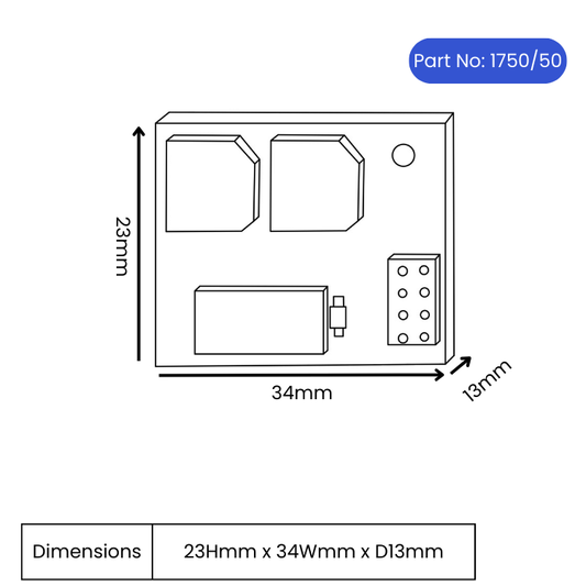 URMET 1750/50 Miro In Out Connection Adapter for 1750/1-1750/5-1750/6-2Voice