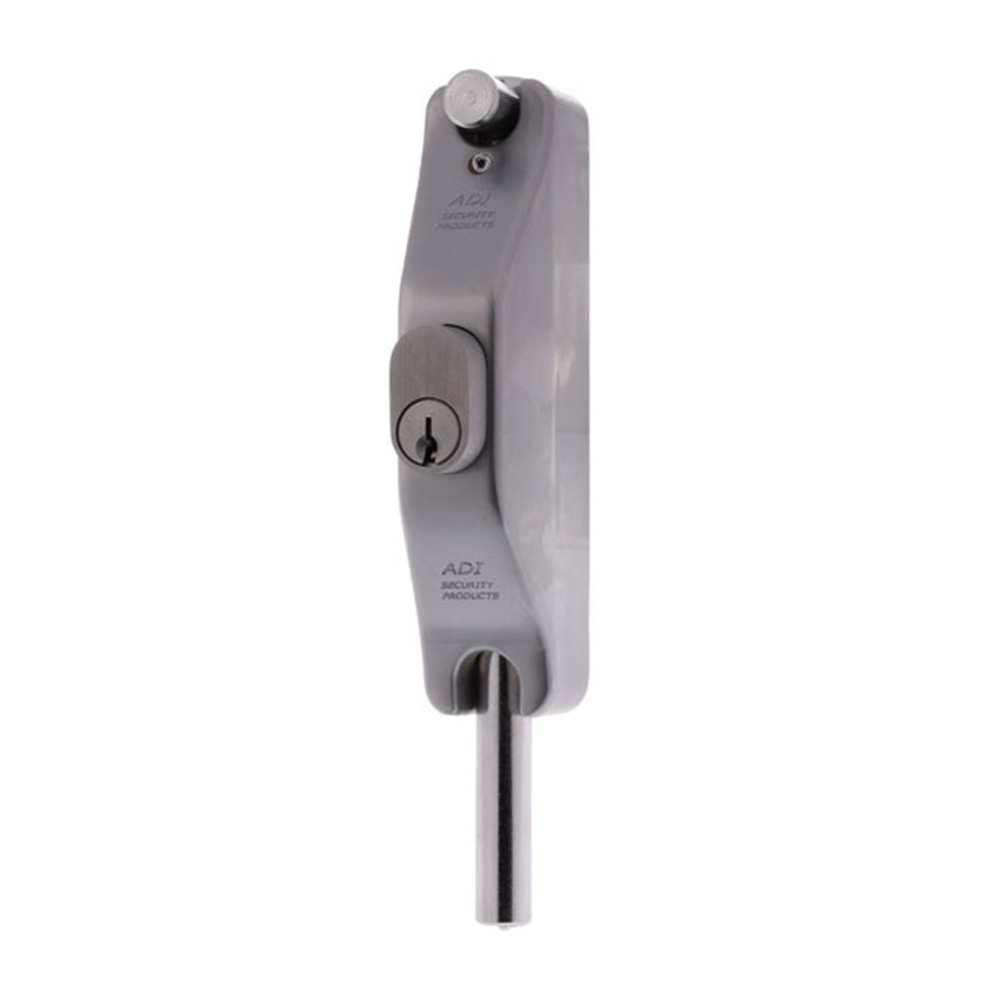 44143000 ADI SL5 Slimline Lockable Bolt in Satin Chrome, Keyed to Differ - SL5SC