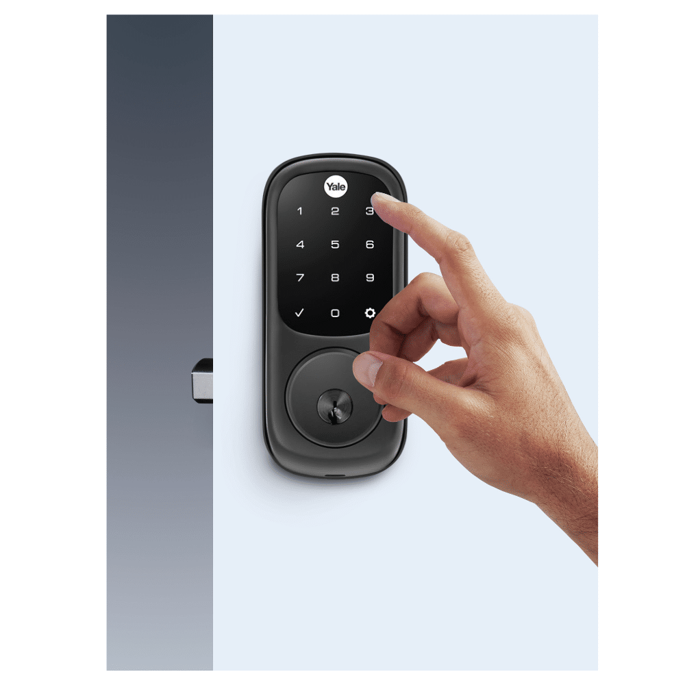 ASSA ABLOY YRD226HKMBK Yale Assure Keyed Matt Black with Yale Home Apple HK