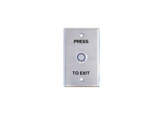 WEL1910, Standard S/Steel Back Plate, NO/NC Flush Push Button, IP-65 Rating
