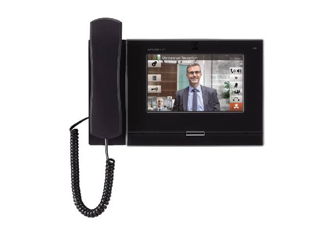 Aiphone IX-MV7-HB, 7" Black Video Master Station With Handset And Colour Display
