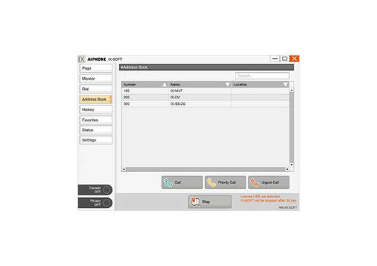 Aiphone IX-Soft, PC Master Station Software