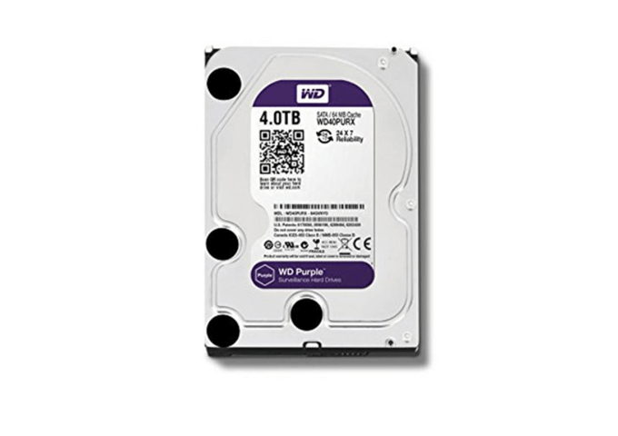 Dahua, WD40PURX, Western Digital HDD 3.5 4TB SATA Surveillance