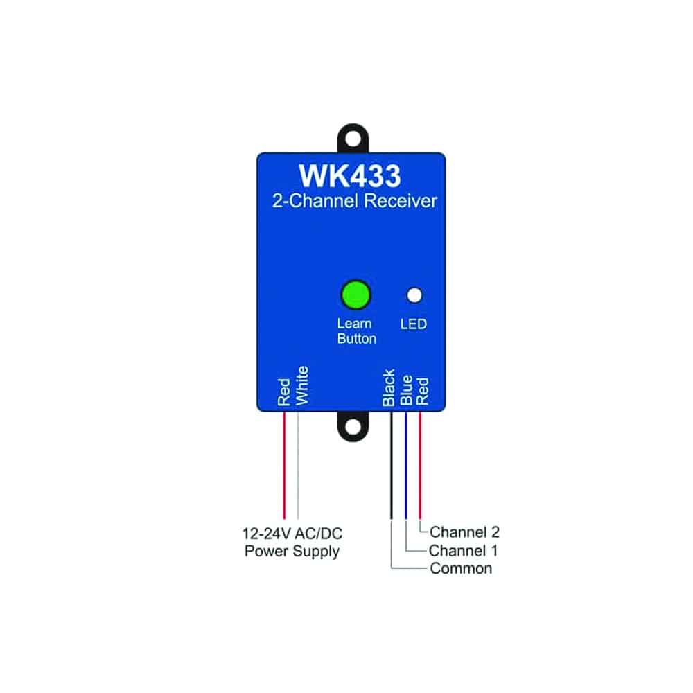 Elsema WK433, 2 Channel Wireless Security Keypad