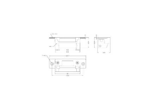 LOX, ES10M, (ES110) Monitored Electric Strike
