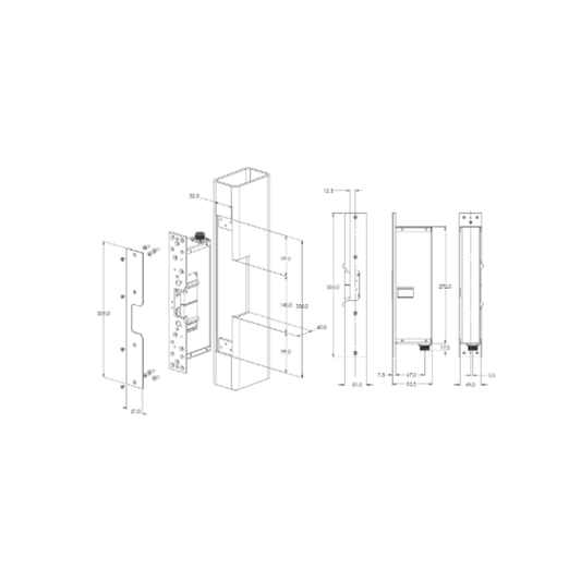 FSH FES112 High Security Electric Custodial Strike