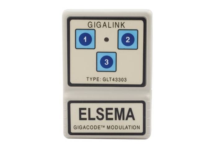 Elsema, GLT43303, Gigalink 3 Channel Transmitter 433MHz Handheld TX