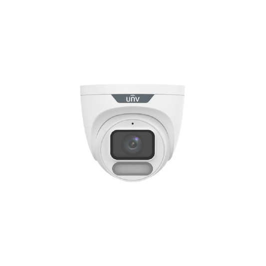 Uniview IPC3626LEADF28WP 6MP IP67 2.8mm Warm LED Owlview Turret Camera- ColorHunter