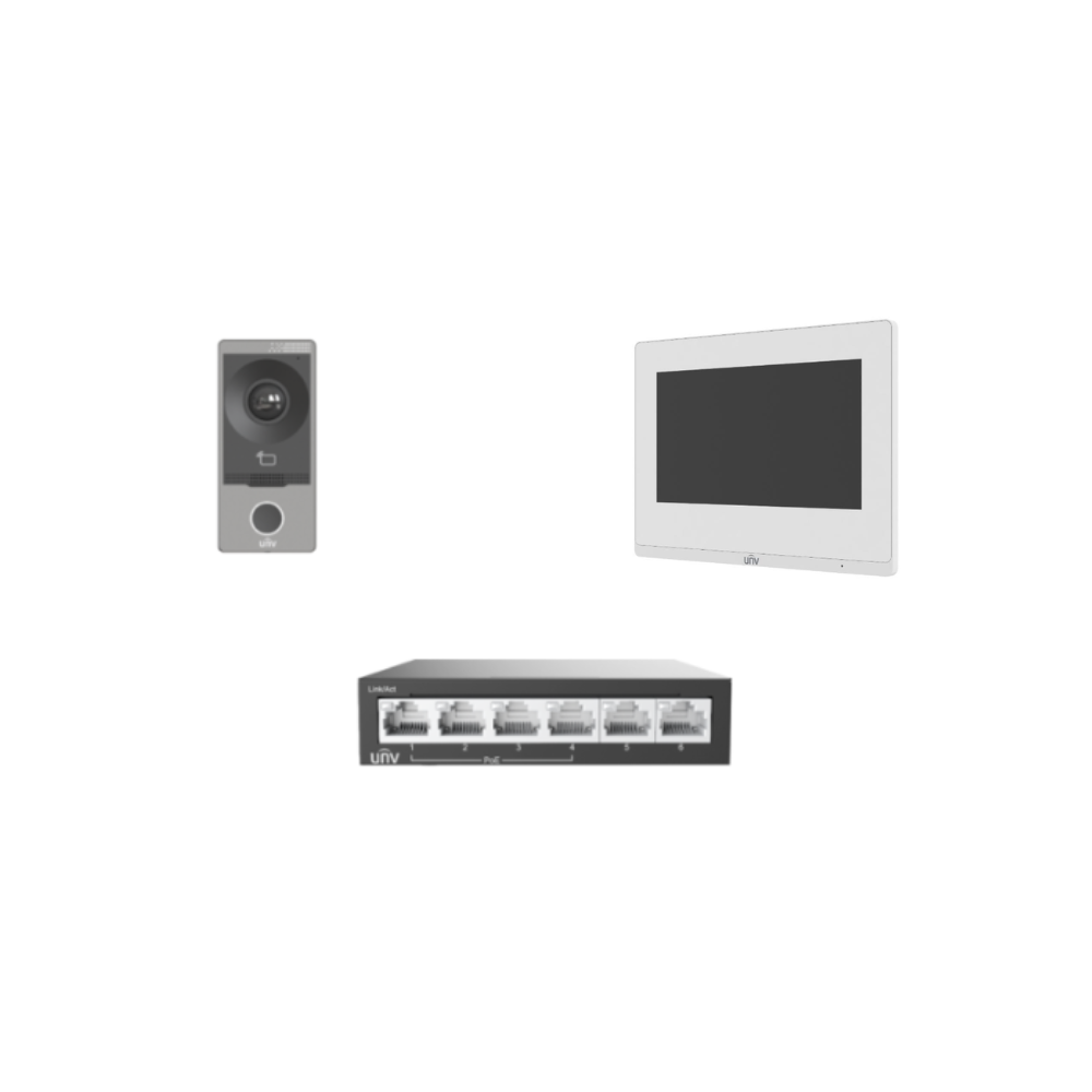 UniView Intercom KIT201S-327S White