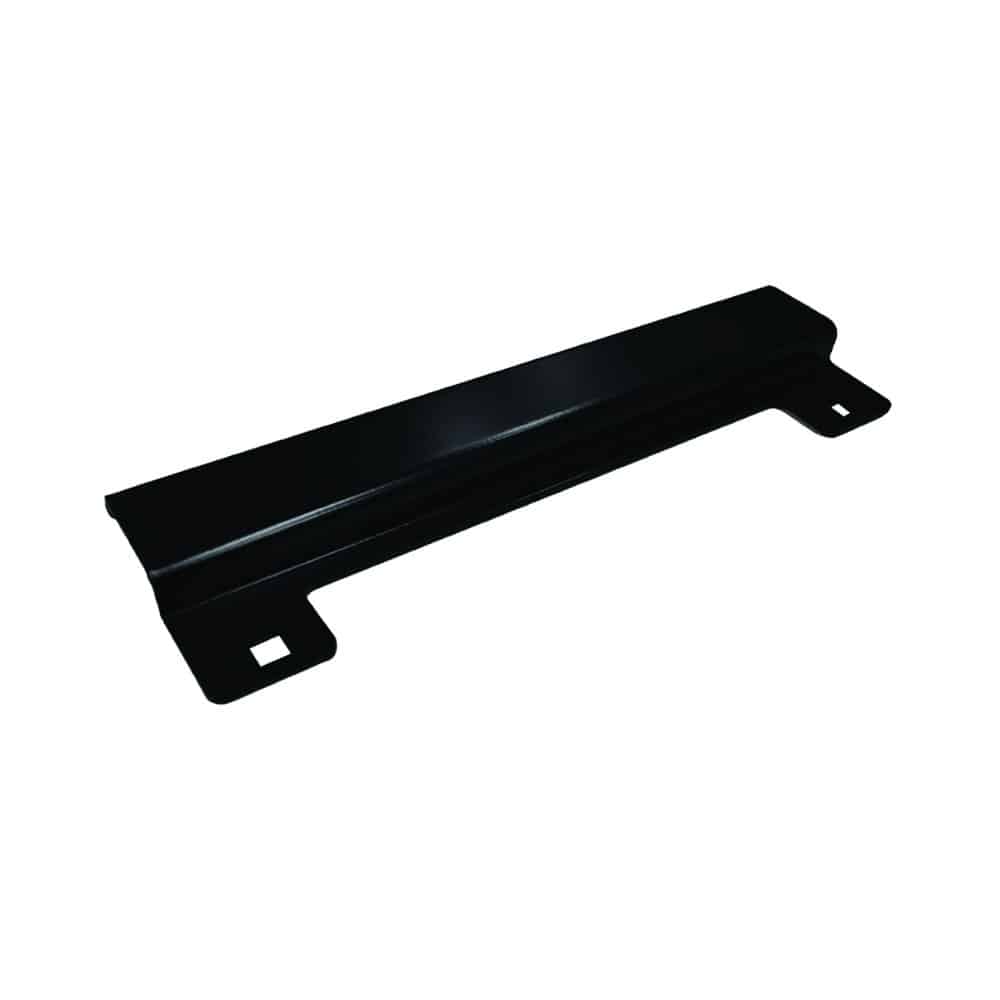LSC BP6860ELECBLK, BDS Blocker Plate with Kink for Electric Strikes Zinc Plated Black Powdercoat