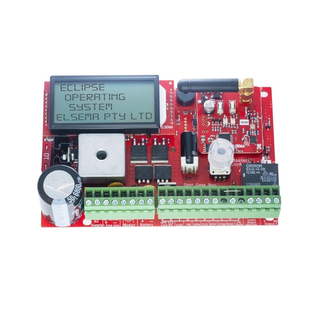 Elsema MCS Eclipse Single Gate Control Card for 12 or 24DC Motor <120 Watts