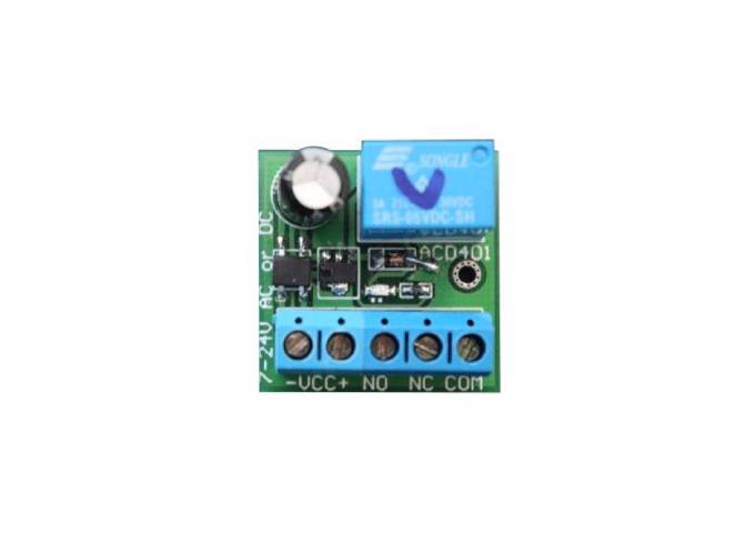 PSS, REL04, Basic Relay Board, 8-24v AC/DC Output (NC-Com-NO)