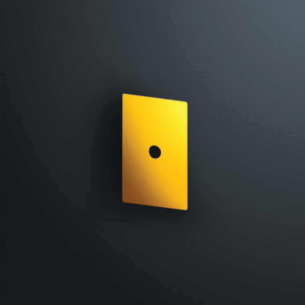 Security Design SEMP2013, 200X130 Plate with Rain Hood Yellow Powdercoat Finish