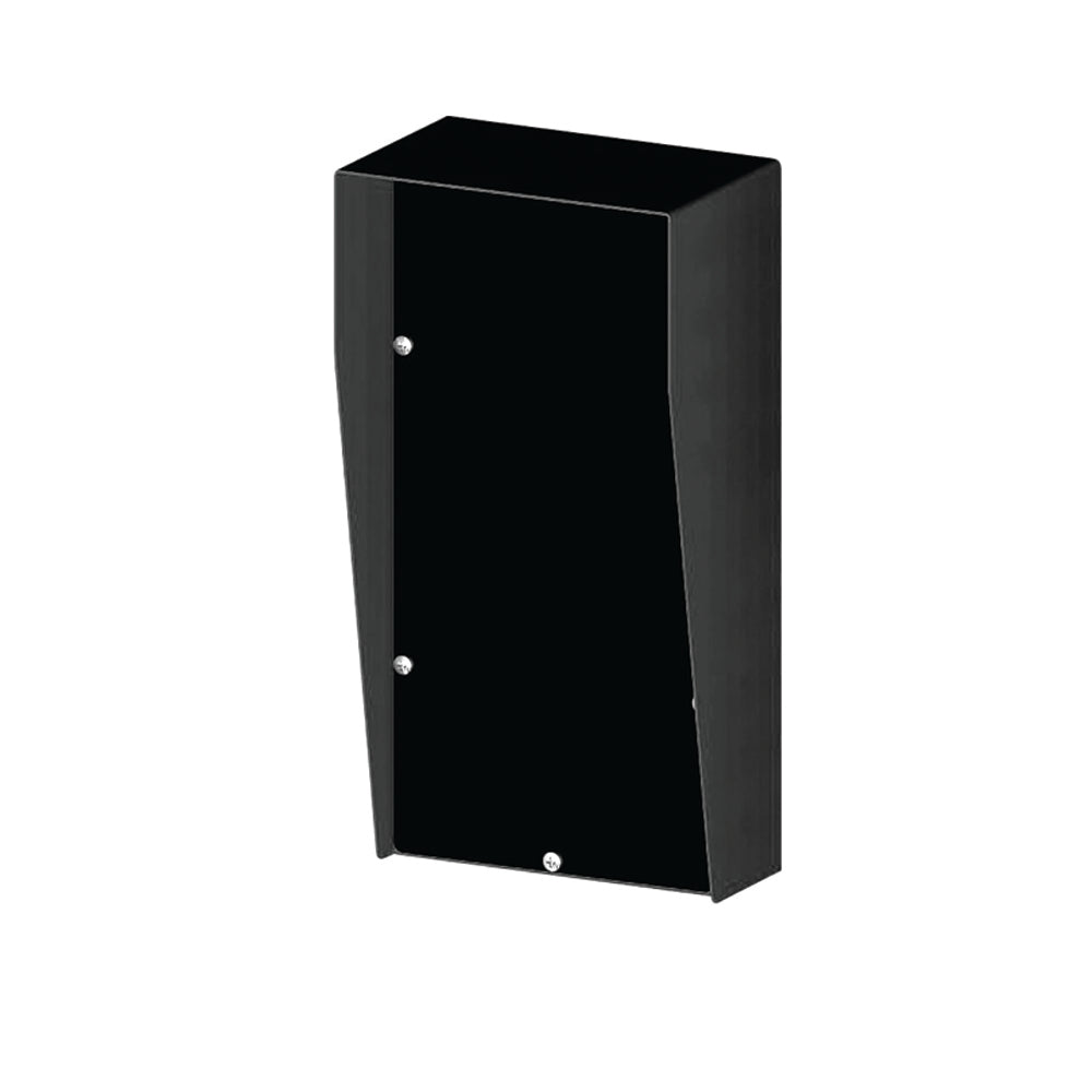 Security Design SERH3618, 360X180 Mounting Plate with Rain Hood Black Powdercoat Finish