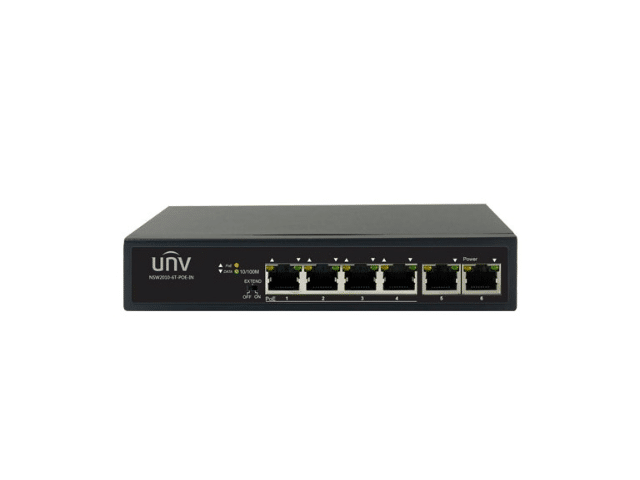 UNV NSW2010-6TPOE, Network Switch 4 PoE & 2 Uplink