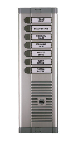 URMET 925/107 925 Front Panel 7 Buttons, 1 Row w/Loudspeaking