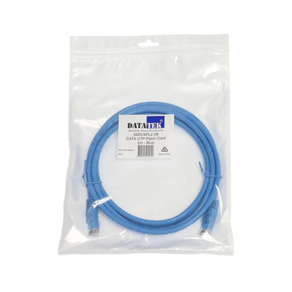 Datatek 06DC6PL2.0B 2 Metre CAT6 UTP Patch Lead