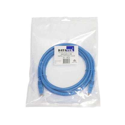 Datatek 06DC6PL3.0B 3 Metre CAT6 UTP Patch Lead