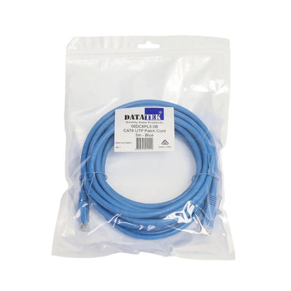 Datatek 06DC6PL5.0B 5 Metre CAT6 UTP Patch Lead