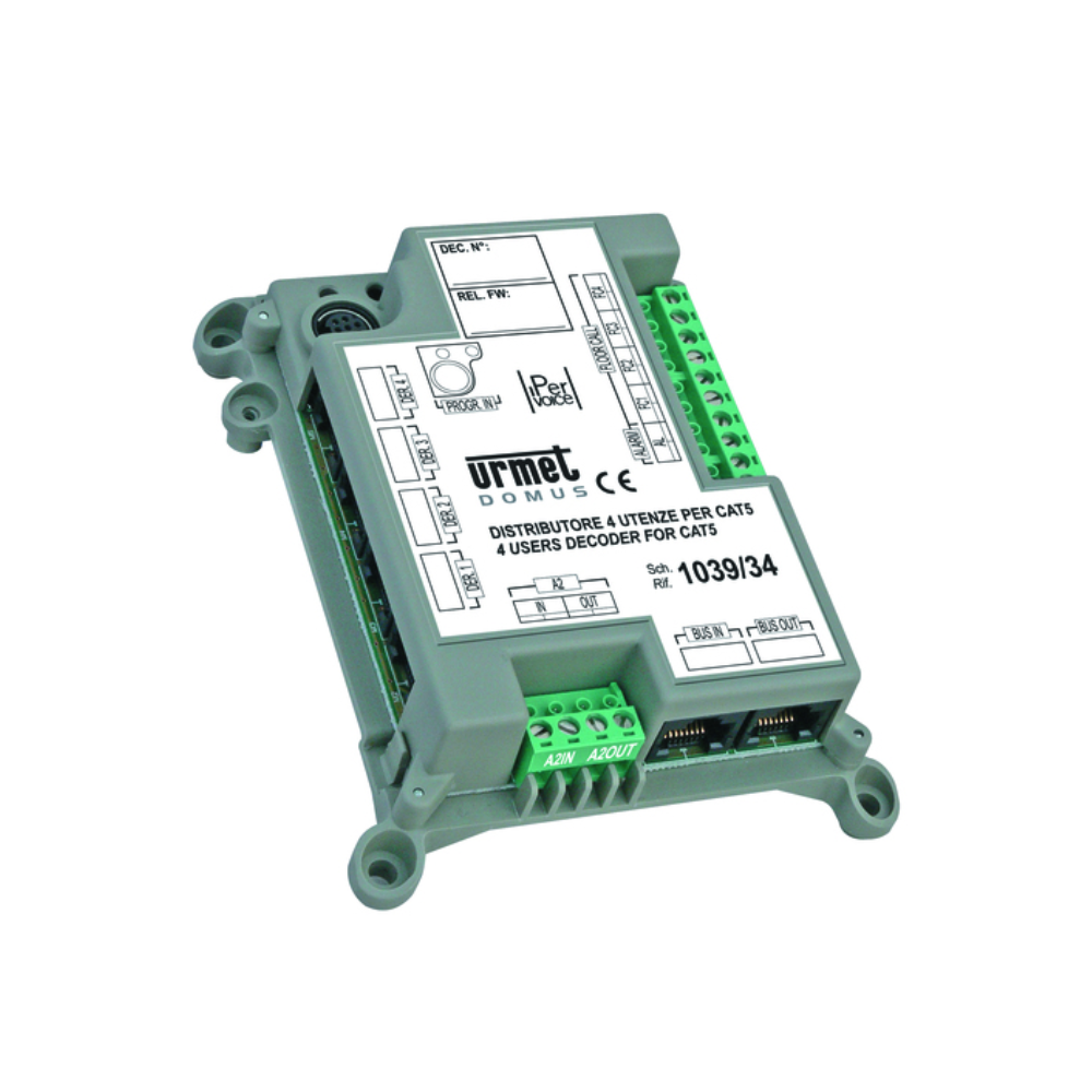 Urmet 1039/34 IPerVoice CAT5 4-Users Distributor