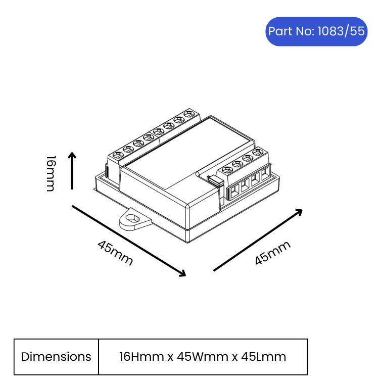 URMET 1083/55 4 User Distributor - 2Voice