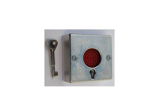 11-117 Holdup Switch, Key Resettable Panic Button Metal