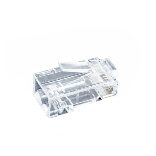 Datatek 12IDC6RJ458P8C RJ45 8P8C CAT6 Open Pass Modular Plug (50 Pack)
