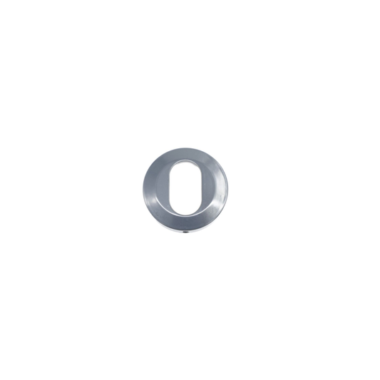 Lockwood 1366/EPC 1360 Series Oval Cylinder Escutcheon -Grub Screw Fix Black Polyester Powdercoat