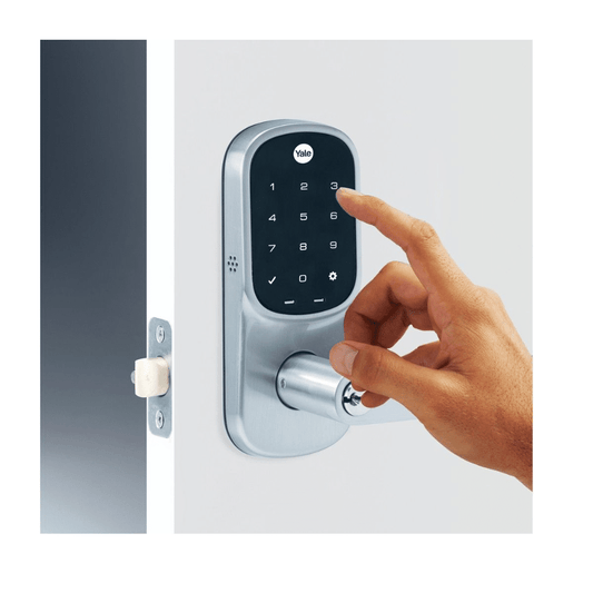 ASSA ABLOY YRL226HKSC Yale Assure Keyed Lever Satin Chrome with Yale Home Module