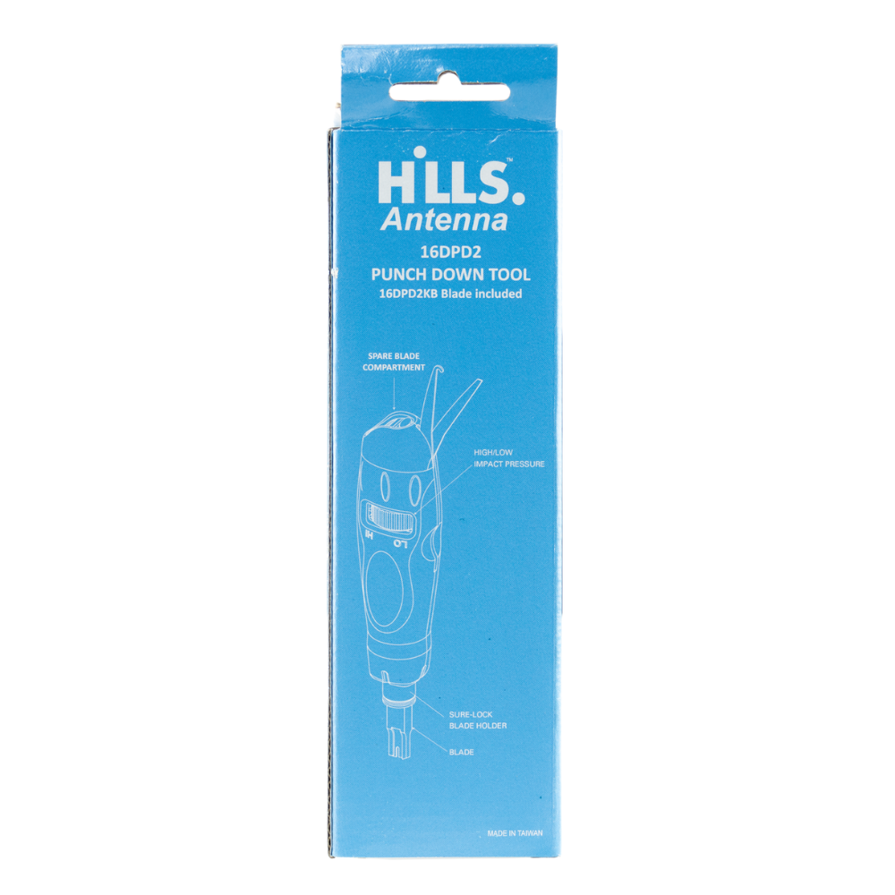 Hills Antenna 16DPD2 Impact Punch Down Tool with Krone Blade