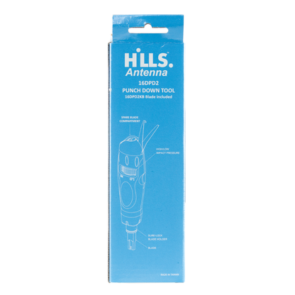 Hills Antenna 16DPD2 Impact Punch Down Tool with Krone Blade