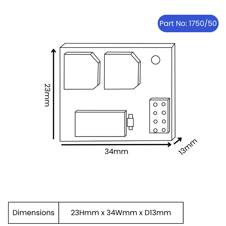 URMET 1750/50 Miro In Out Connection Adapter for 1750/1-1750/5-1750/6-2Voice