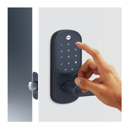 ASSA ABLOY YRL226HKMBK Yale Assure Keyed Lever Matt Black with Yale Home Module
