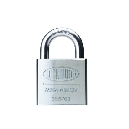 Lockwood 356M63/625/5KD 356M 63mm S/Steel Body Padlock D/Locking 25mm Stainless Steel 11mm Diameter Shackle - 5KD TP