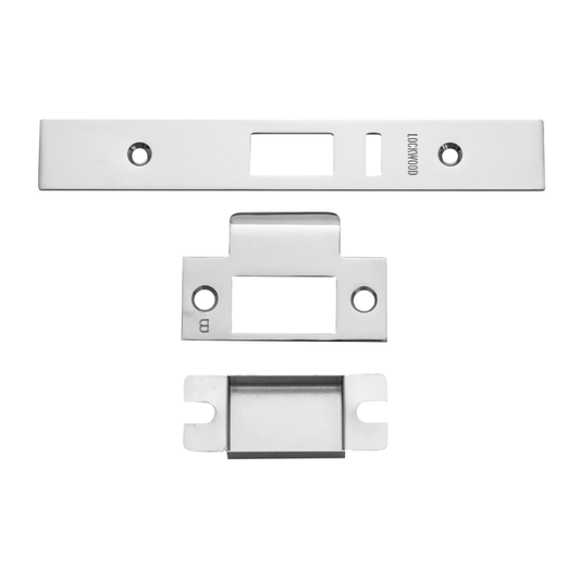Lockwood, 3570-PCKIT, 3570 Series Finish Kit - Strike, Face Plate & Screws Polyester Powdercoat