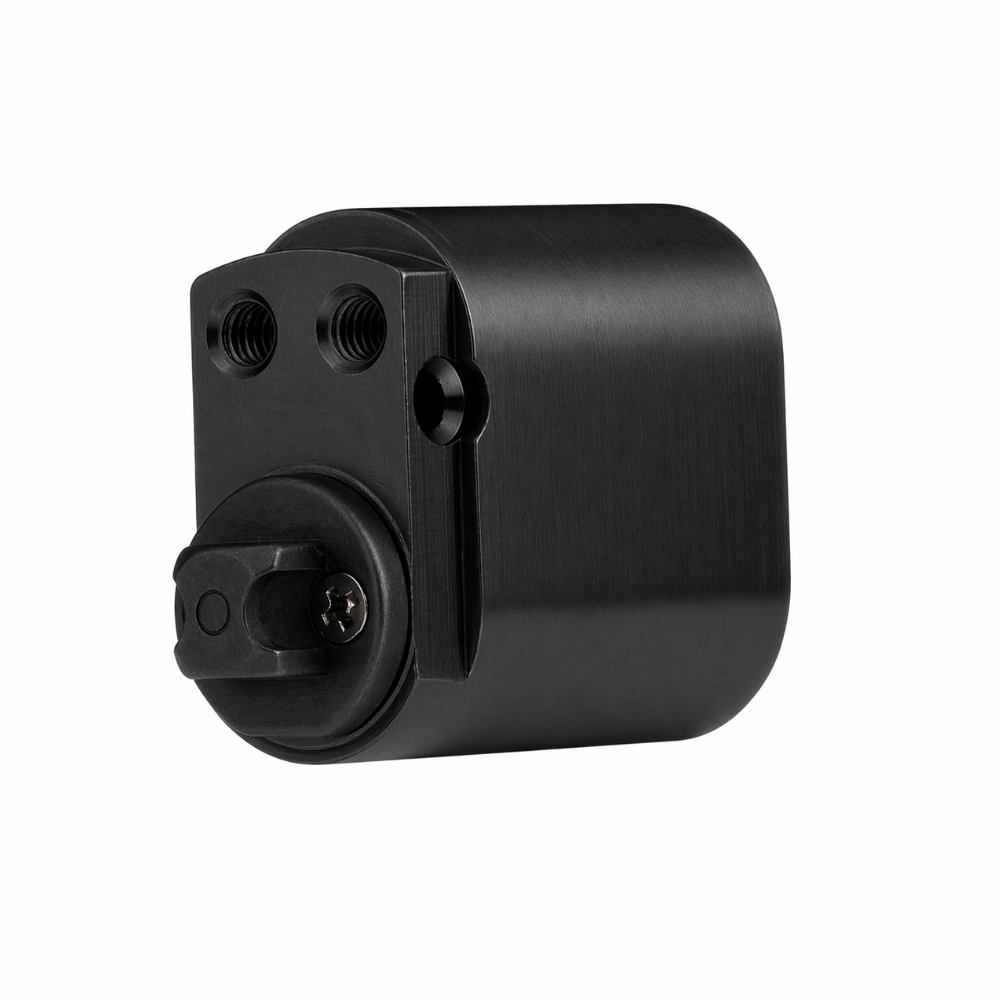 Lockwood 570/EPPC5KA LWD C4 570E Extendable Base Cylinder with U Cam 5KA- Black Polyester Powdercoat