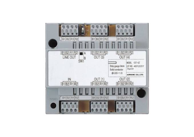 Aiphone GT-4ZP, Video 4-Zone Divider W/Power Source