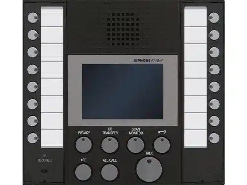 Aiphone AX-8MV Colour Video Master Station. Up to 120 Doors and 8 Master Stations