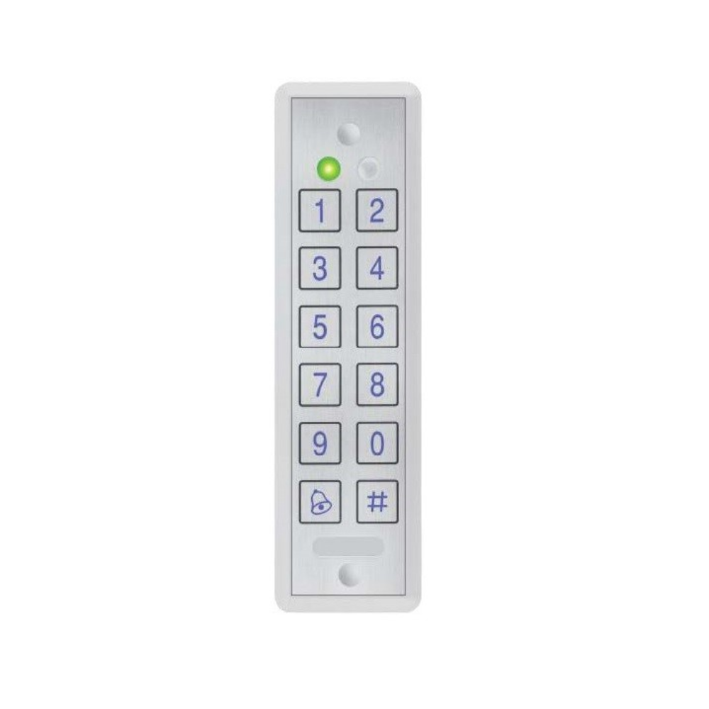 Rosslare AYC-E65BW Mullion Style Anti-Vandal Weigand Convertible Keypad with inbuilt Proximity Reader