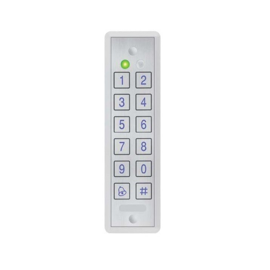 Rosslare AYC-E65BW Mullion Style Anti-Vandal Weigand Convertible Keypad with inbuilt Proximity Reader