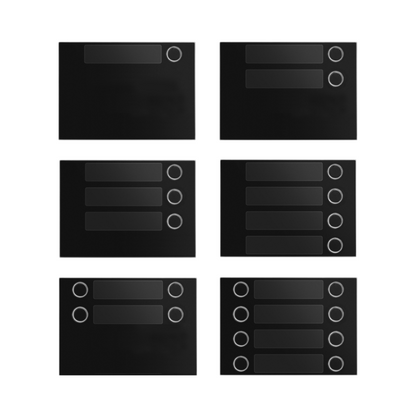 URMET 1168/14 Alpha Button Module Fascias 4 Button Single - 2Voice, IPerCom, IPerCloud
