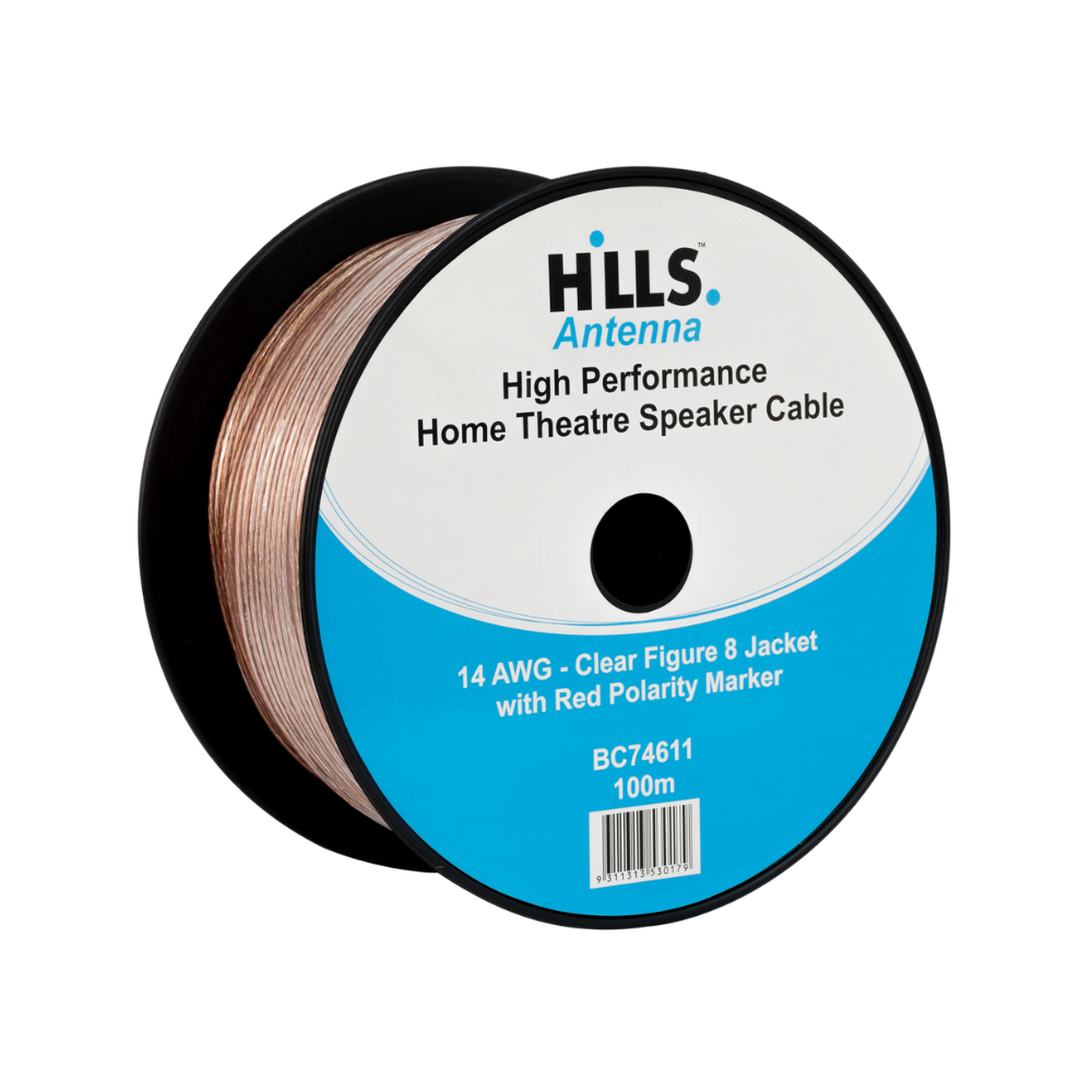 Hills Antenna BC74611 14 Gauge Speaker Cable 100m