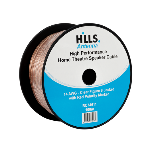 Hills Antenna BC74611 14 Gauge Speaker Cable 100m