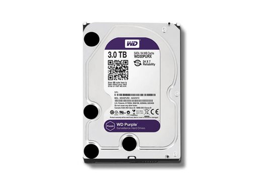 Dahua, WD30PURX, Western Digital HDD 3.5 3TB SATA Surveillance PURZ