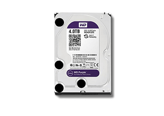Dahua, WD40PURX, Western Digital HDD 3.5 4TB SATA Surveillance PURZ