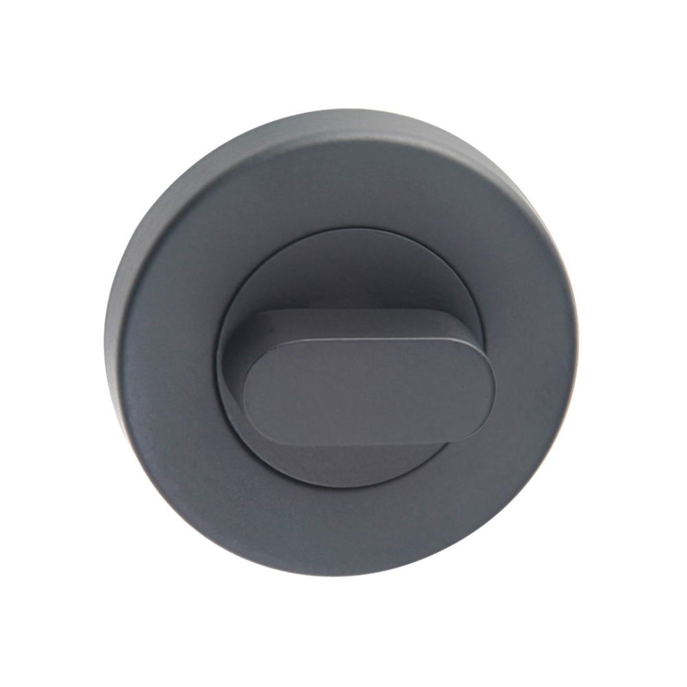 Dormakaba DK8307BLK Furniture Accessory Vision Round Rose Thumb Turn Snib Black