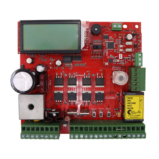 Elsema MC Eclipse Gate Control Card for Single or Double 12 or 24DC Motors <120 Watts