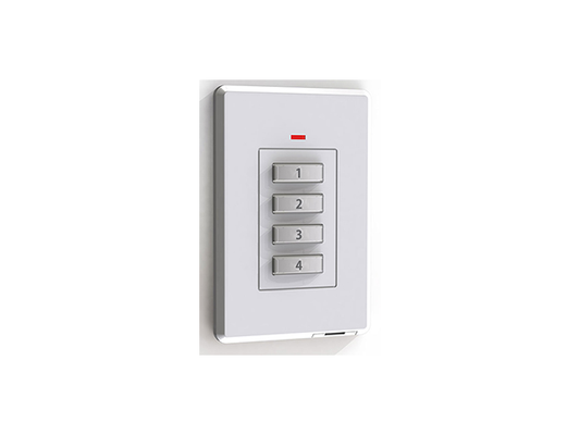 Elsema, FOBswitch, 4-Channel Wireless Wall Remote with 5 Frequencies